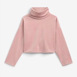 Corduroy Mock Neck Sweatshirt